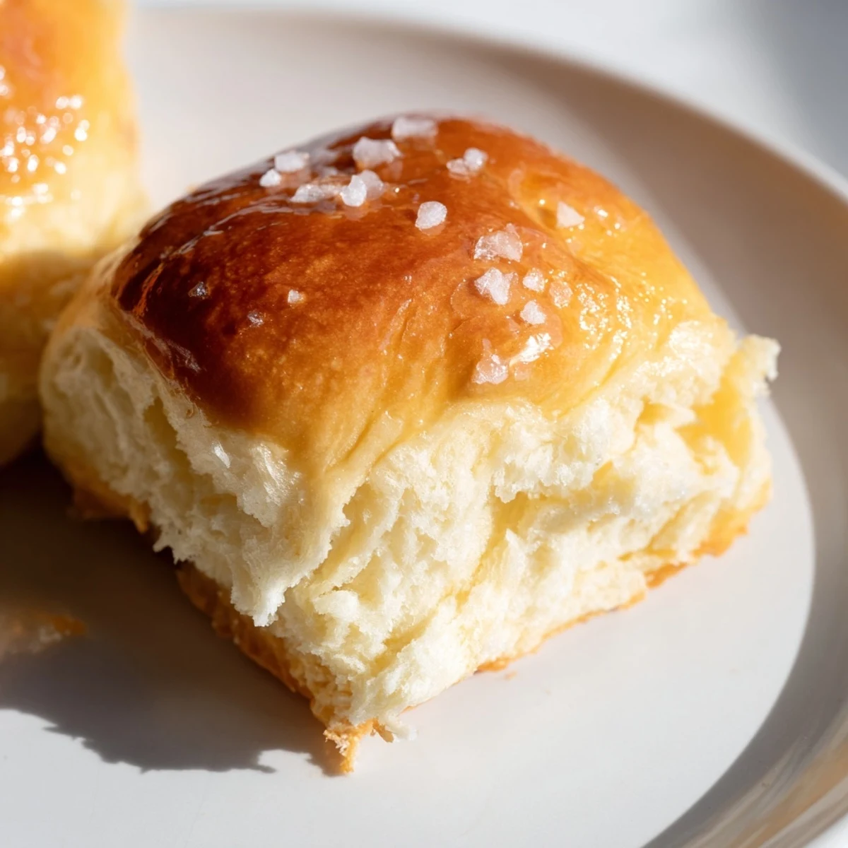 Buttery, soft quick-rise dinner rolls, arranged in a pan, baked to golden perfection; a holiday treat.