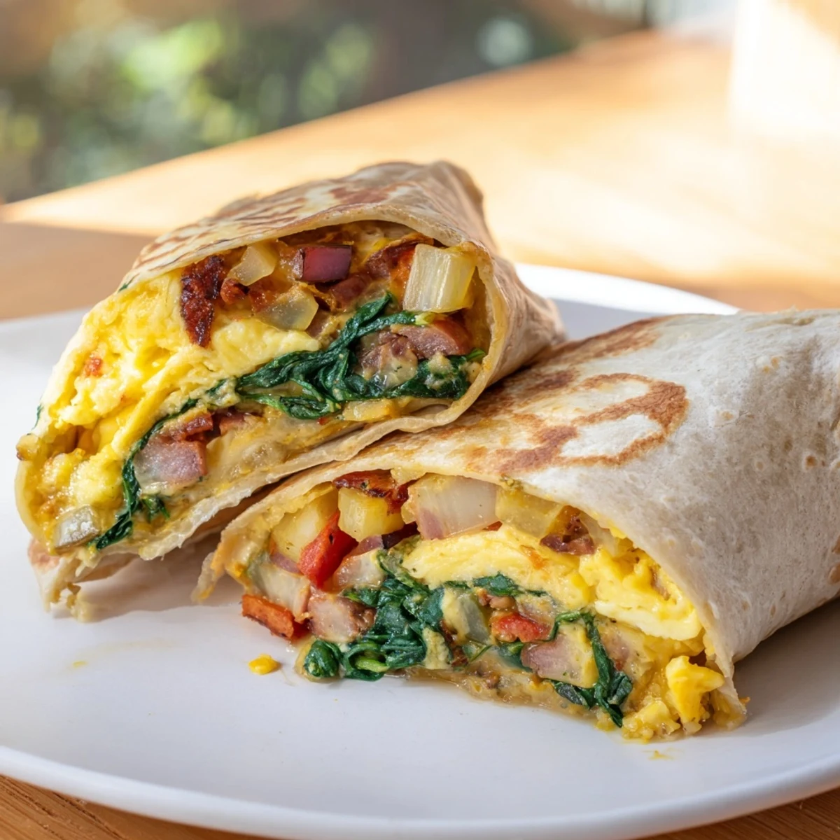 A stack of satisfying, freezer-friendly Make-Ahead Breakfast Burritos, perfect for easy grab-and-go meals.
