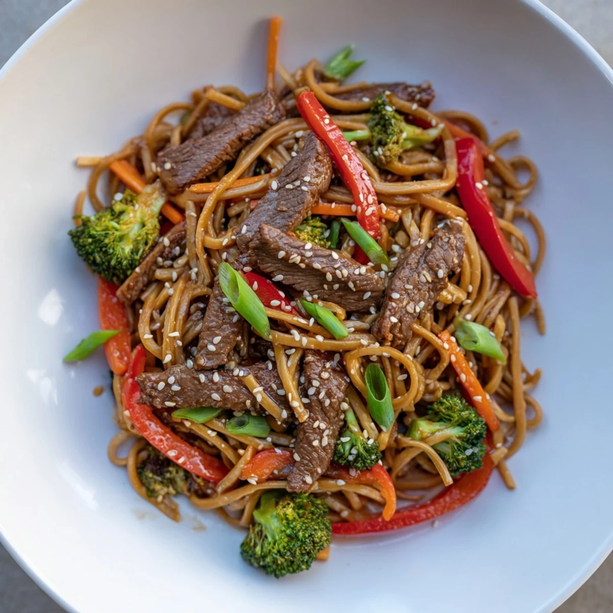 Easy Beef Stir-Fry Lo Mein
