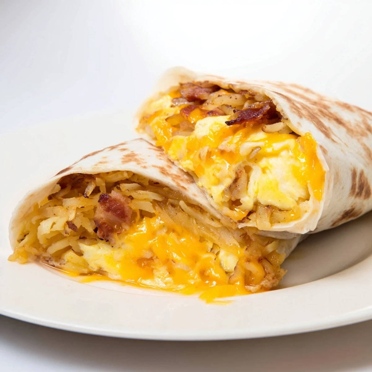 Golden brown B.E.C. Breakfast Bites, a savory combination with crispy bacon, ready to eat.