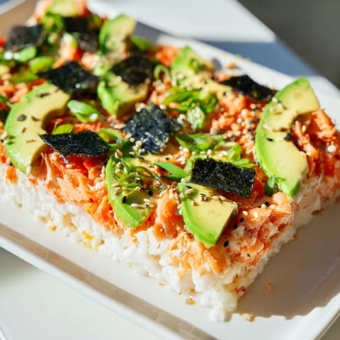 Sushi Bake Salmon Avocado