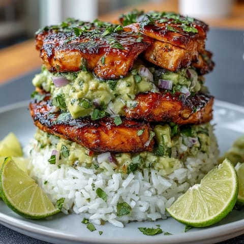 Tangy Honey Lime Chicken Stack