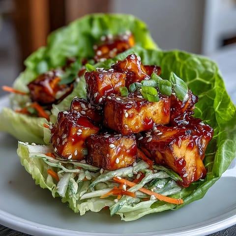 Vegan Sweet Chili Tofu Cups