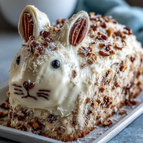 Sparkle Easter Bunny Cake