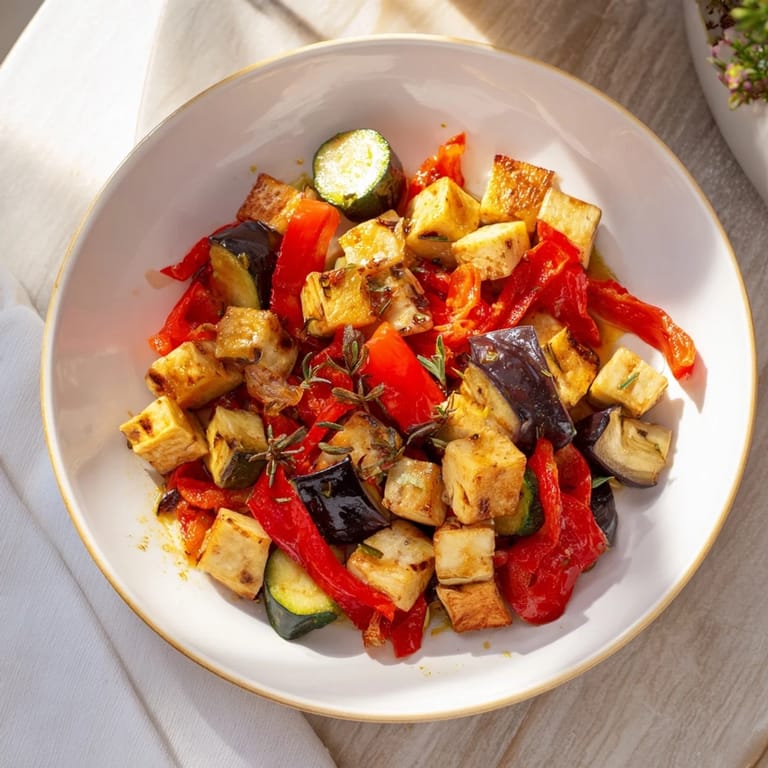 Image of The Spice Route recipe: vibrant, shareable main dish with fresh herbs and feta.