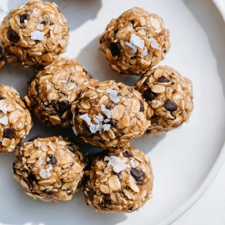 Homemade Almond-Chia Energy Bites, rolled into perfect bite-sized spheres, a delectable treat.