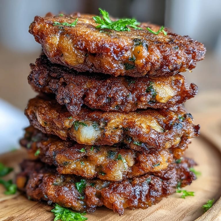 Close-up of freshly fried Black-Eyed Pea Fritters showing a fluffy interior with a crunchy, golden crust.