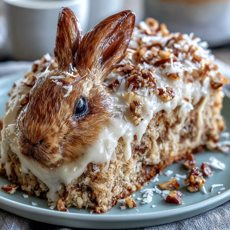 Adorable Sparkle Easter Bunny Cake with Gold Sprinkles: moist vanilla layers, silky buttercream, and sparkling gold accents make this dessert a holiday showstopper.