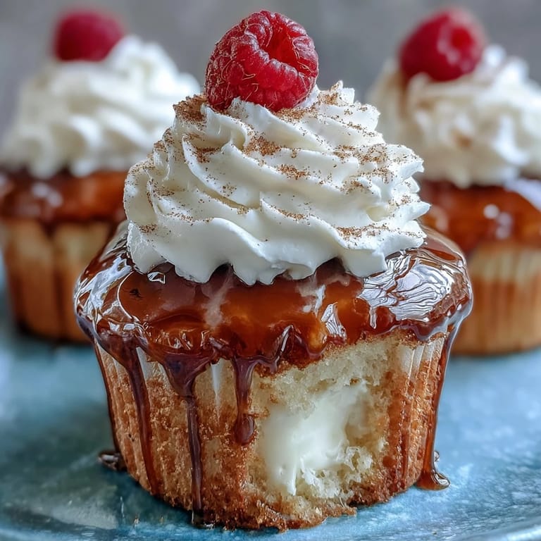 Festive Tres Leches Cupcakes drizzled with milk mixture and garnished with fresh berries for a Mexican dessert classic.
