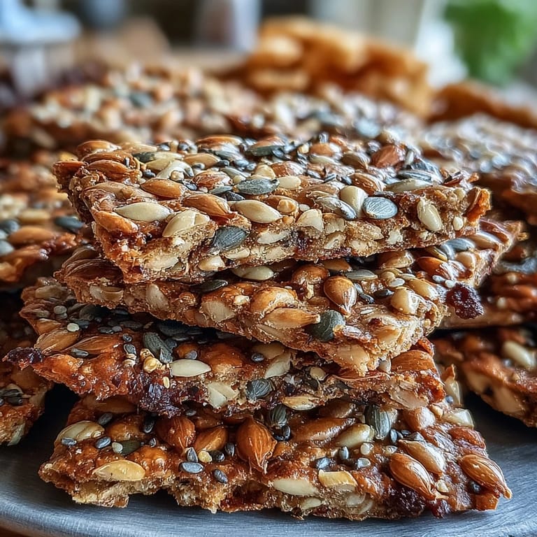 Golden homemade seed crackers showcase a toasted, nutty aroma perfect for snacking.